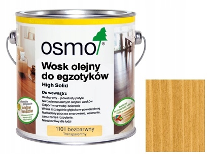 Osmo 1101 2,5L Bezfarebný vosk na exotiku