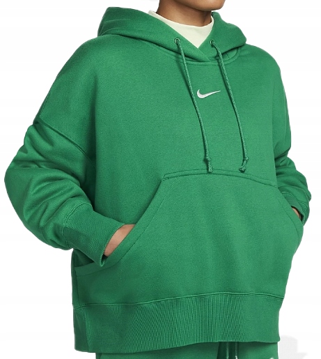 Dámská mikina s kapucí Nike Sportswear Volný Střih Oversized Fit DQ5858-365 XL