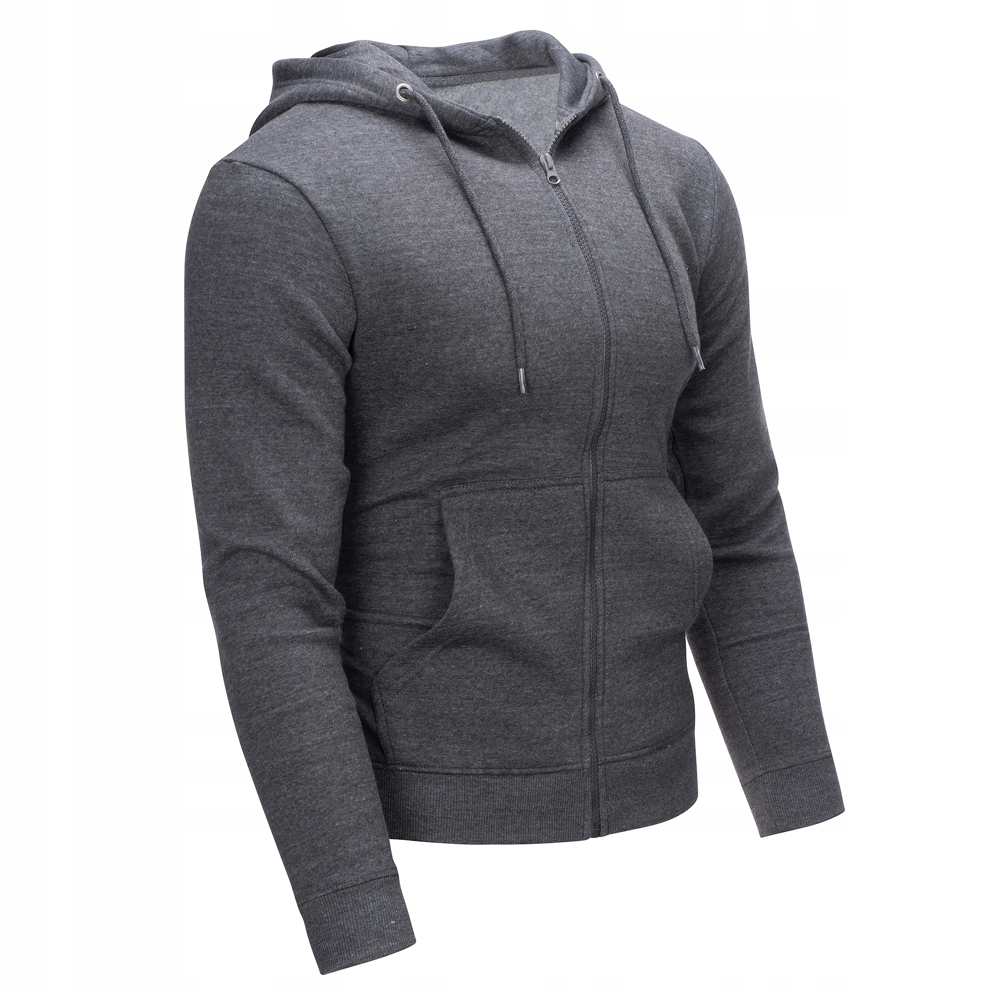 LUC02 r. M GŁADKA ROZPINANA BLUZA Z KAPTUREM Rozmiar M