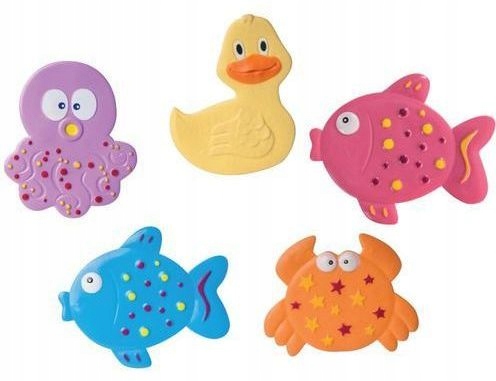 CANPOL Mata kąpielowa Mini MATY do wanny 5 szt