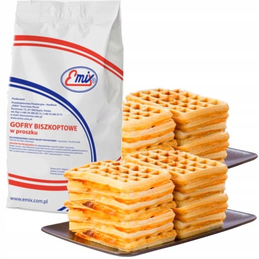 Levně Emix 5kg v prášku na piškotové vafle 5 kusů 25 kg