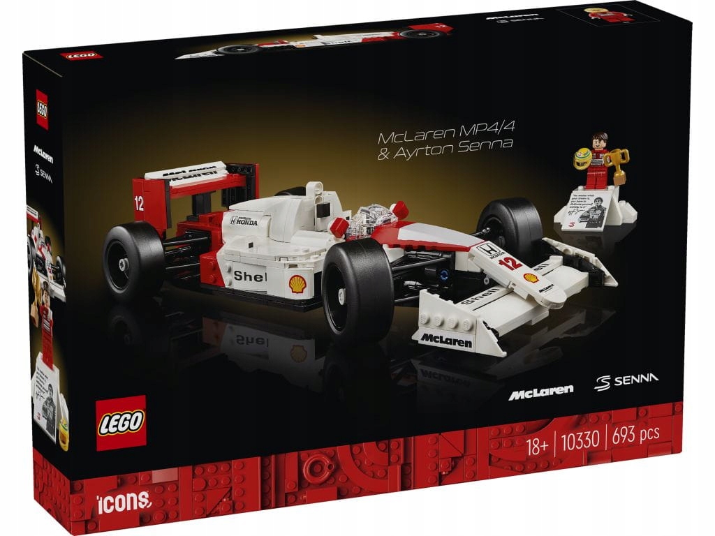 Lego 10330 Icons McLaren MP4/4 a Ayrton Senna