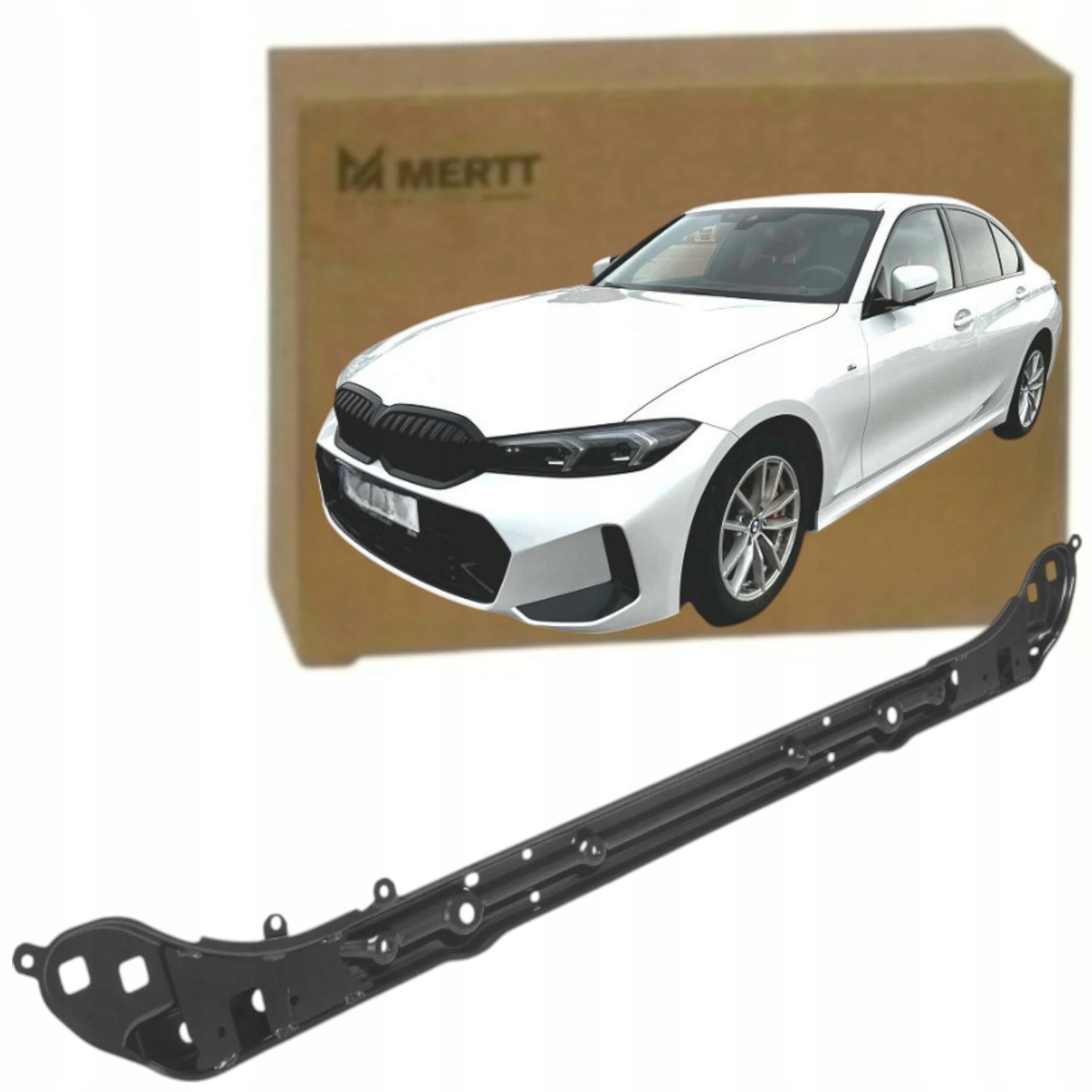 Čelní Nosník pásu přední zadní spojení zesílení Bmw 3 G20 51647499226