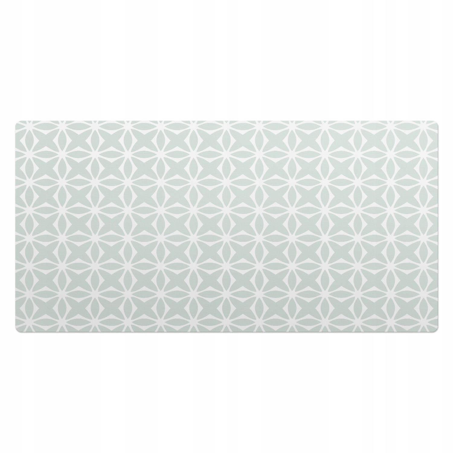 Podložka na psací stůl Květinový motiv v geometrických tvarech 100 x 50 cm