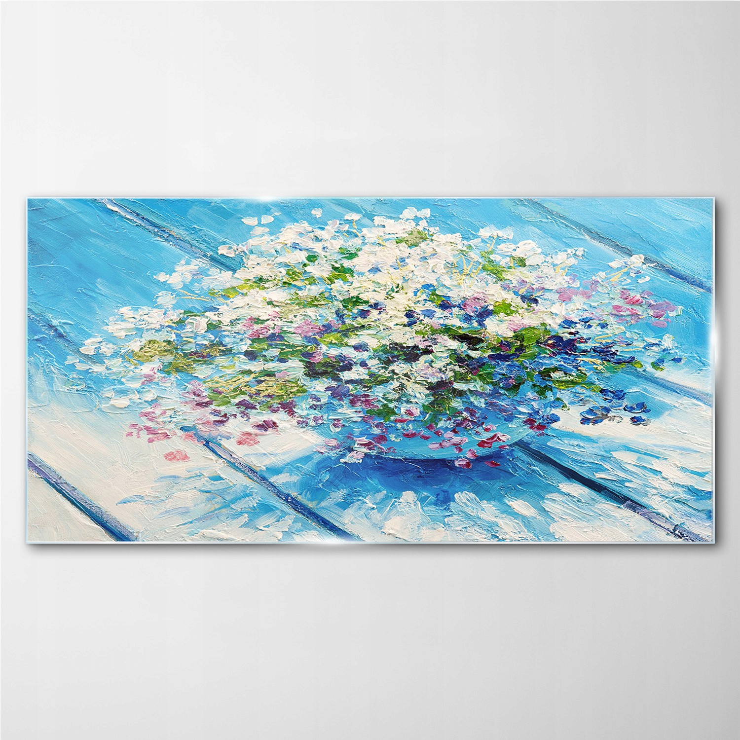 

Obraz szkło hartowane z nadrukiem Kwiaty 140x70 cm
