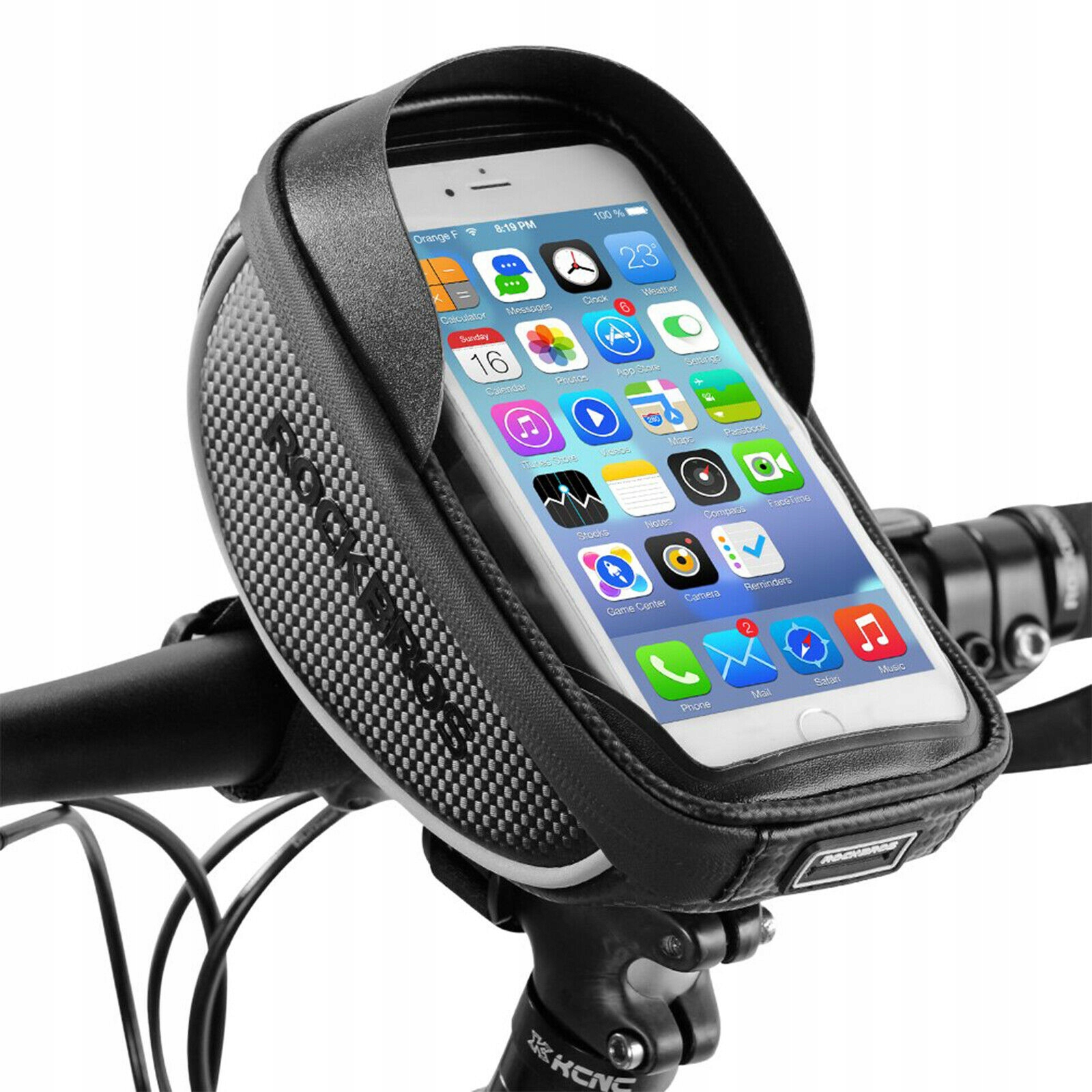 Torba Sakwa Na Rower na mostek ROCKBROS 010-4BK Uchwyt na telefon