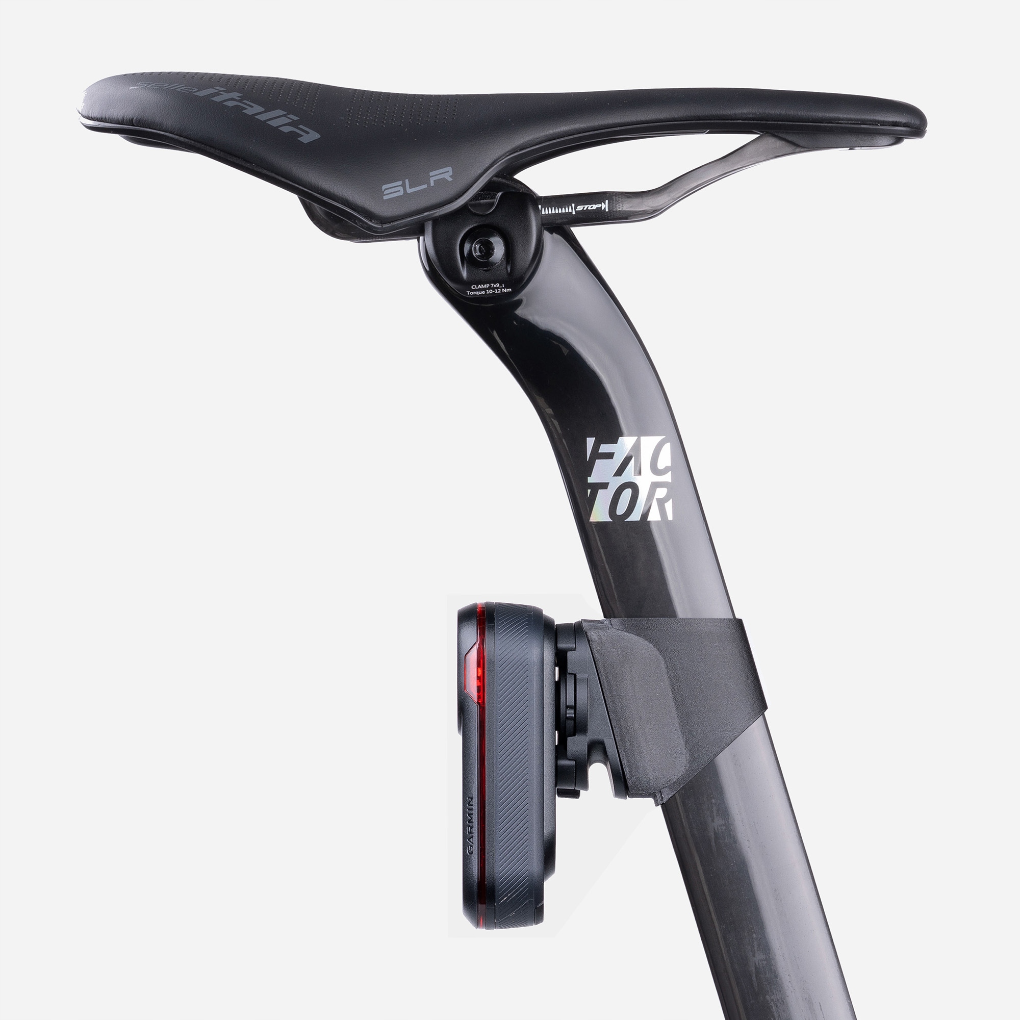 Držák radaru pro sedlovku Factor Ostro Vam Gen 2 Garmin Varia 715