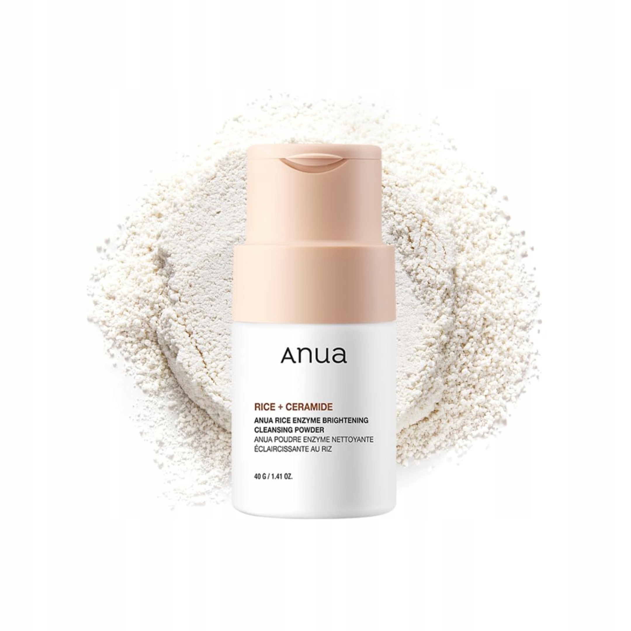 Anua Rice Enzyme Brightening Cleansing Powder, 40 g Mycí pudr