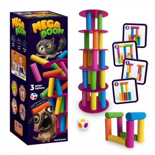 Gra Edukacyjna Boom Układanie Wieży Karty Zadań Roter Kafer