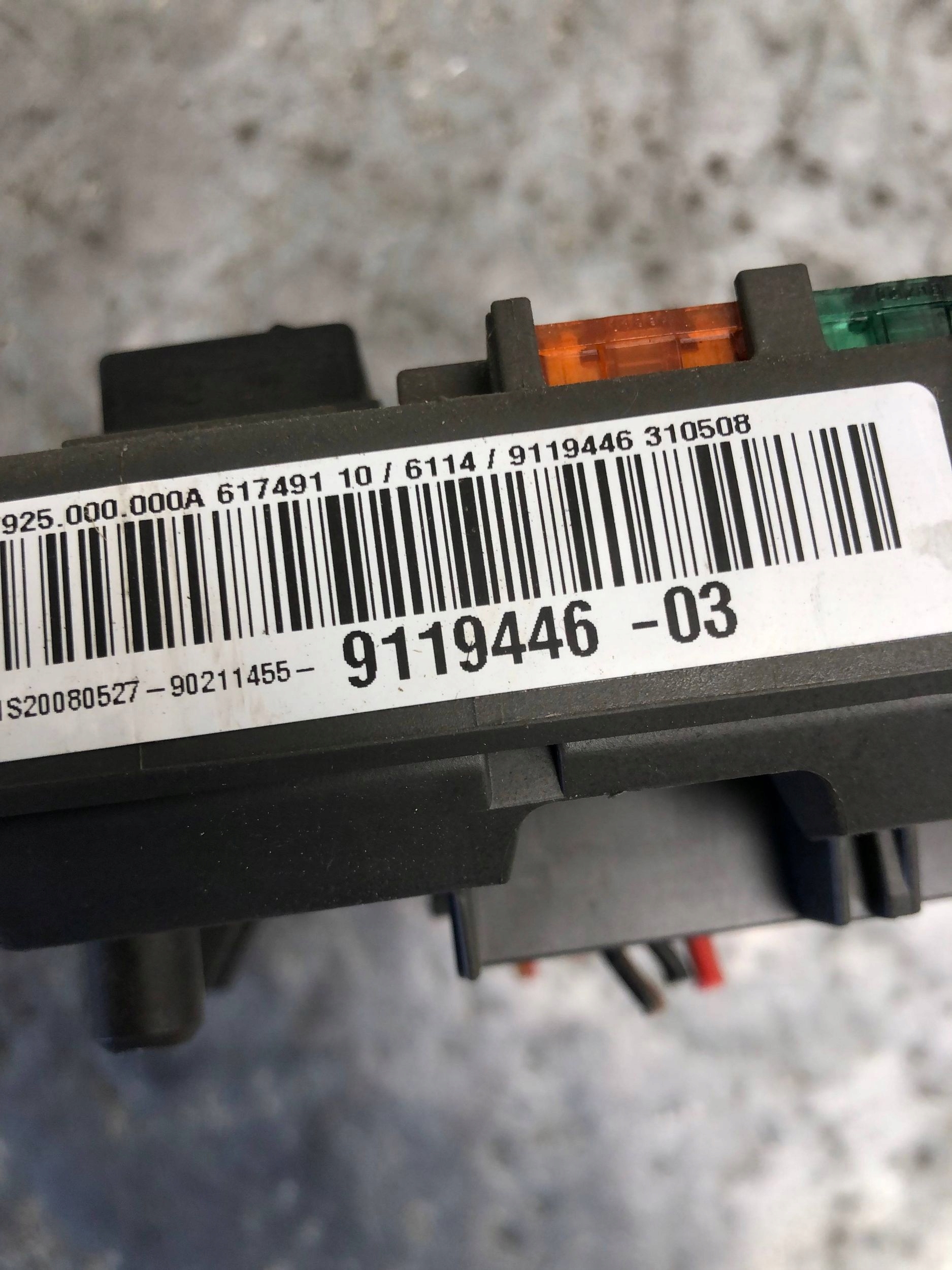 Module fusibles BMW E87 9119446