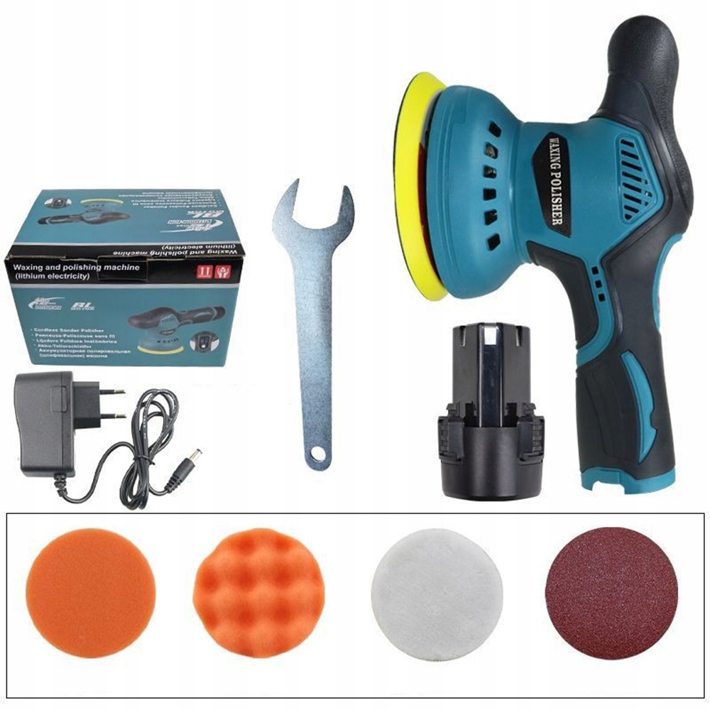 Leštička na auto 125 mm, 8 rychlostí, excentrická oscilační bruska