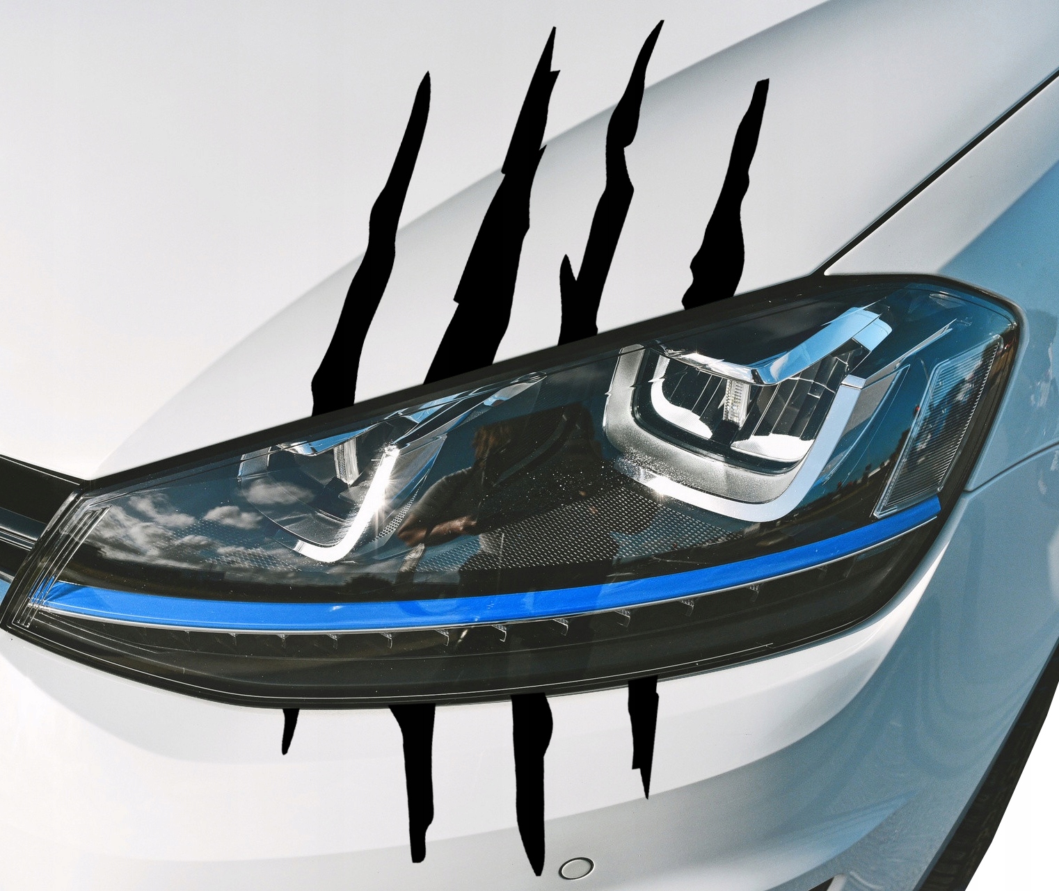 

Naklejka Pazury Rozszarpany na samochód 40x20cm