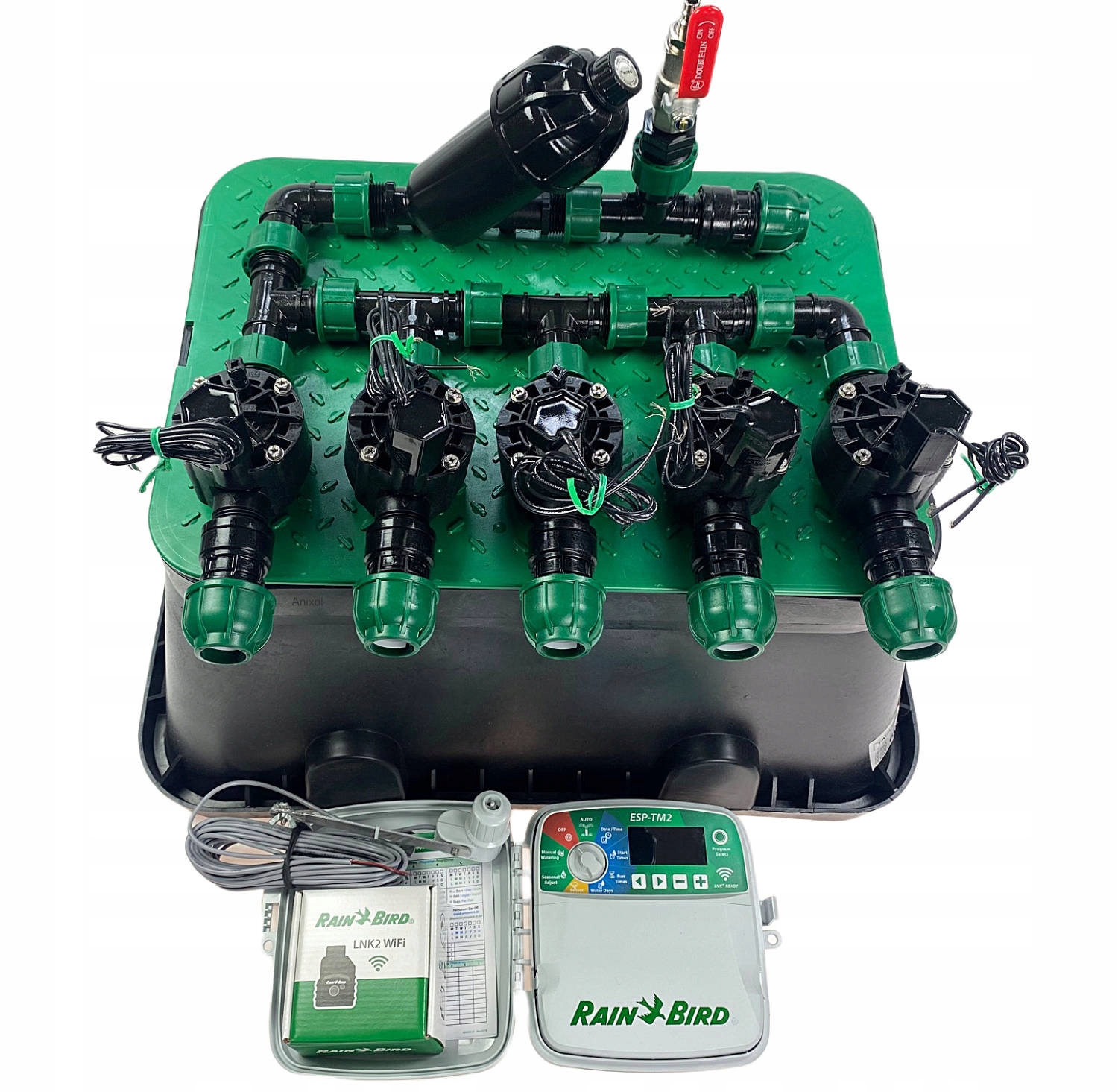 Zestaw nawadniania Rain Bird 5 sek. kompletny Kod producenta zest/rb/5sekcji/kom/AX