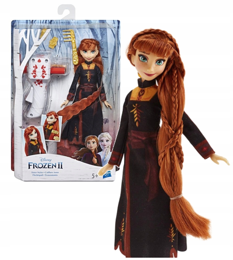 

Lalka Anna Kraina Lodu Frozen 2 Anna z lokówką