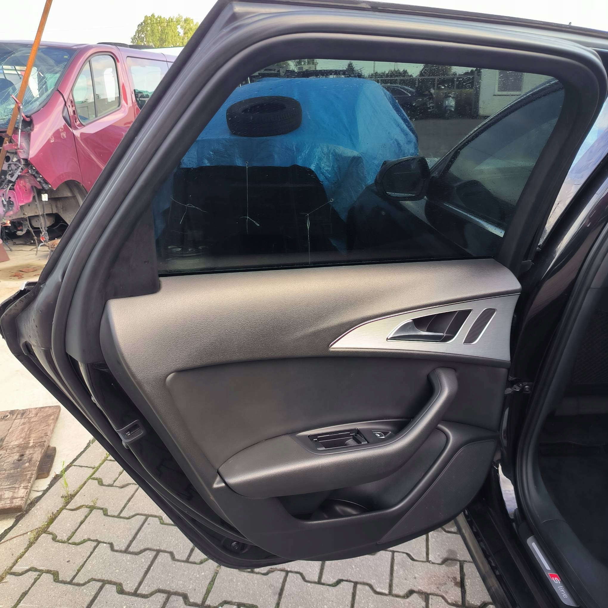 Tür links heck LZ9Y AUDI A6 C7 KOMBI