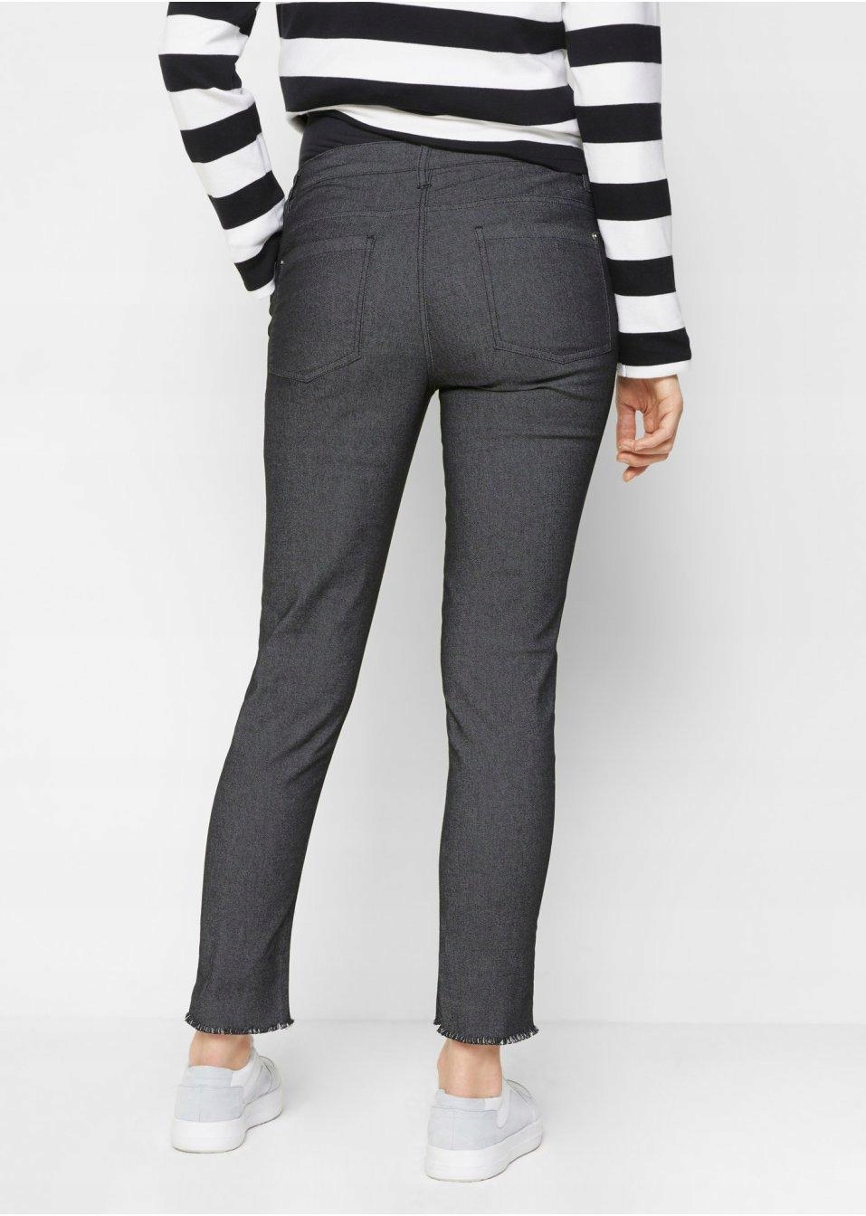 CIĄŻOWE CZARNE 40 1K4C18 BONPRIX SPODNIE Rozmiar 40