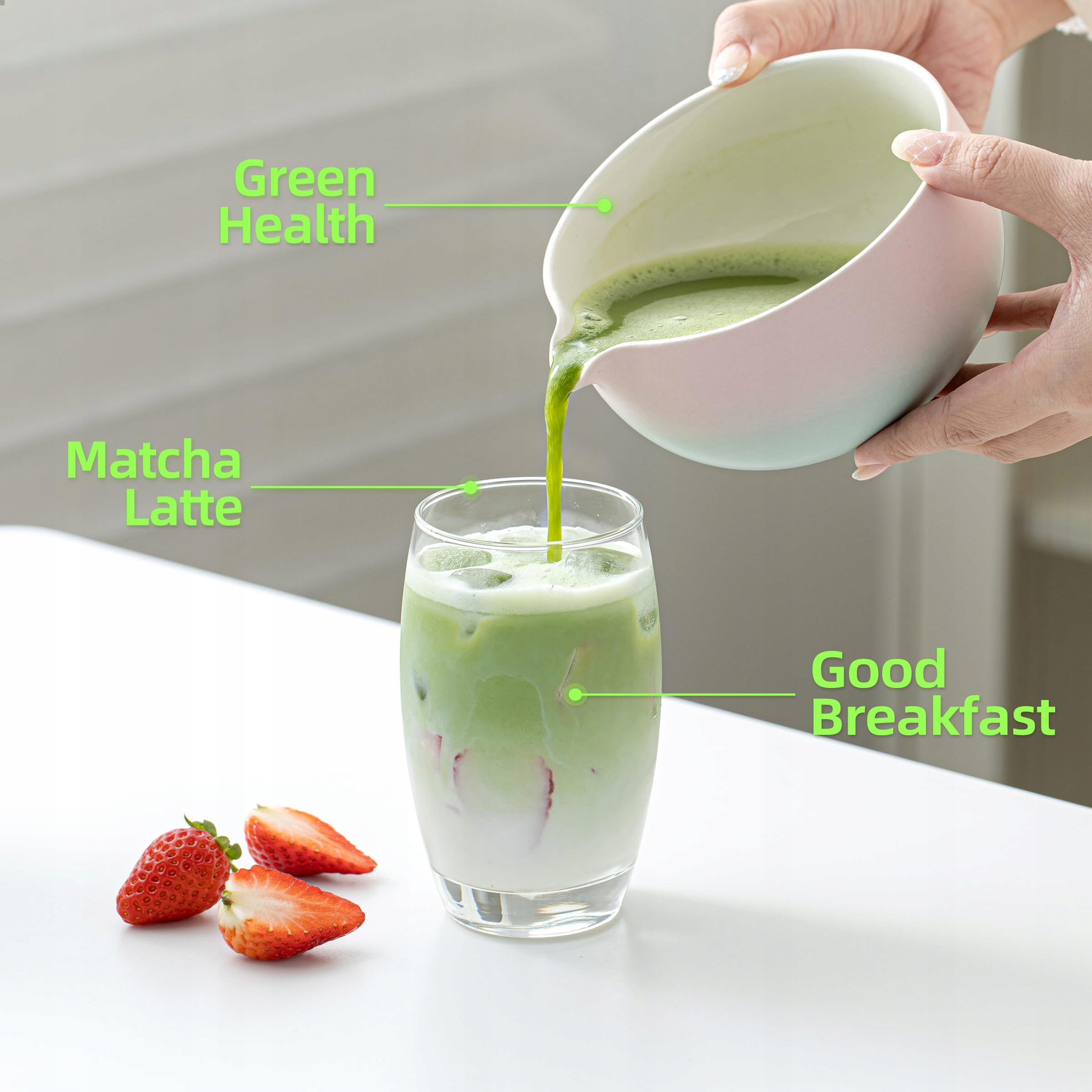 TEANAGOO Zestaw Do Herbaty Matcha Zielona Herbata Z Akcesoriami 7 Części — miniatura 5