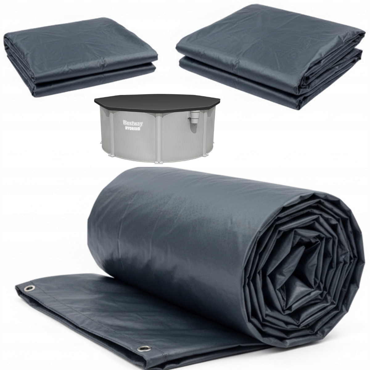 Krycí Plachta Podložka Fólie Krytka Do Bazénu Bestway Hydrium 305 x 122 cm