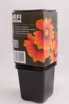 

Doniczka Do Rozsad 8X8 CM Vefi- 24 Sztuki