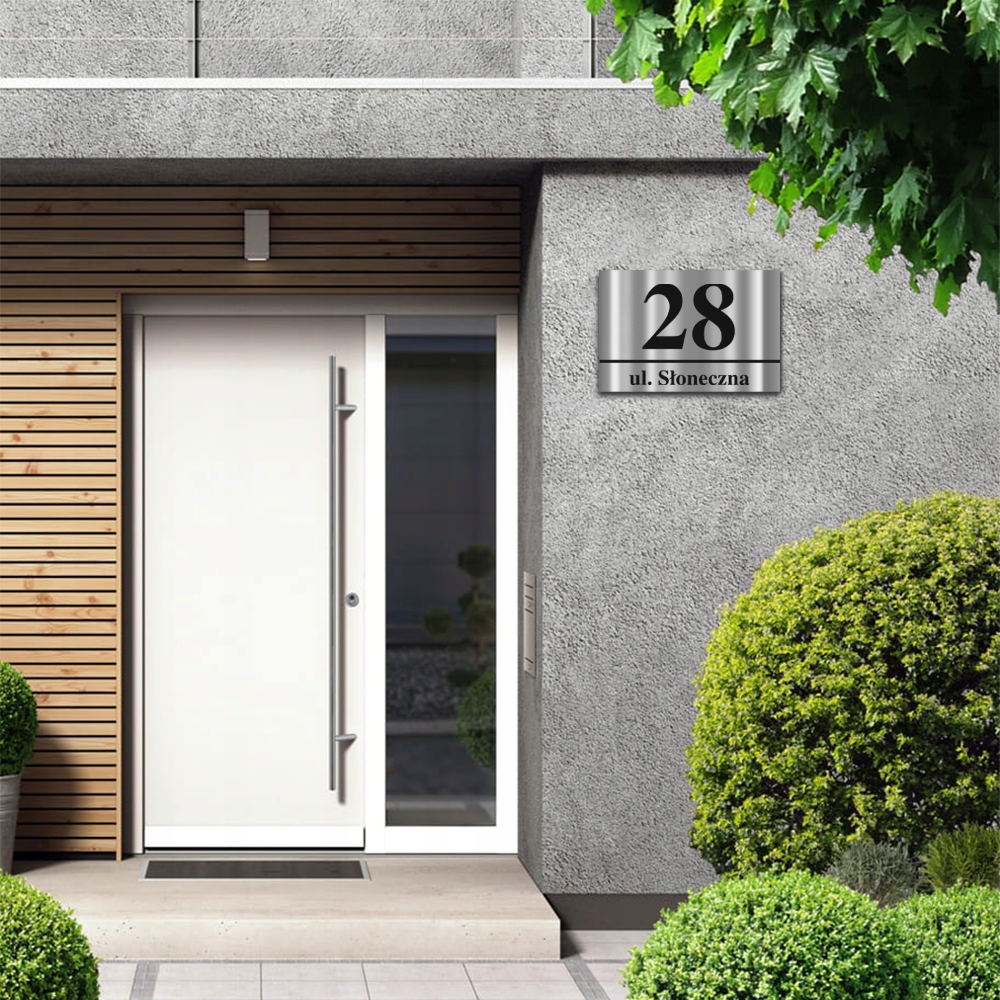 Aluminiowa Tabliczka Adresowa Numer Domu 30x20cm EAN (GTIN) 5905342807919