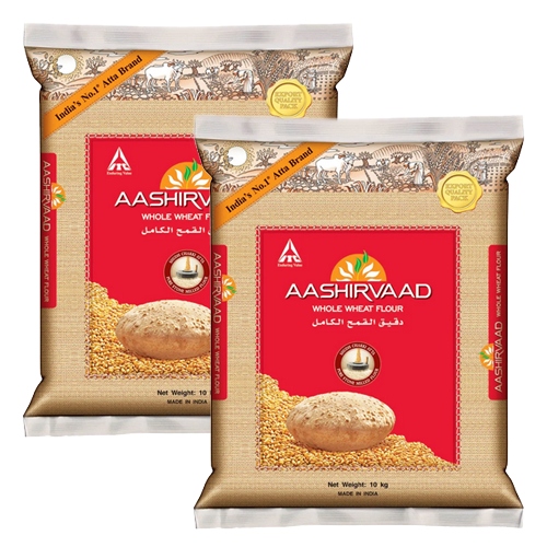 Aashirvaad celozrnná atta (svazek 2 x 10 kg) – 20 kg