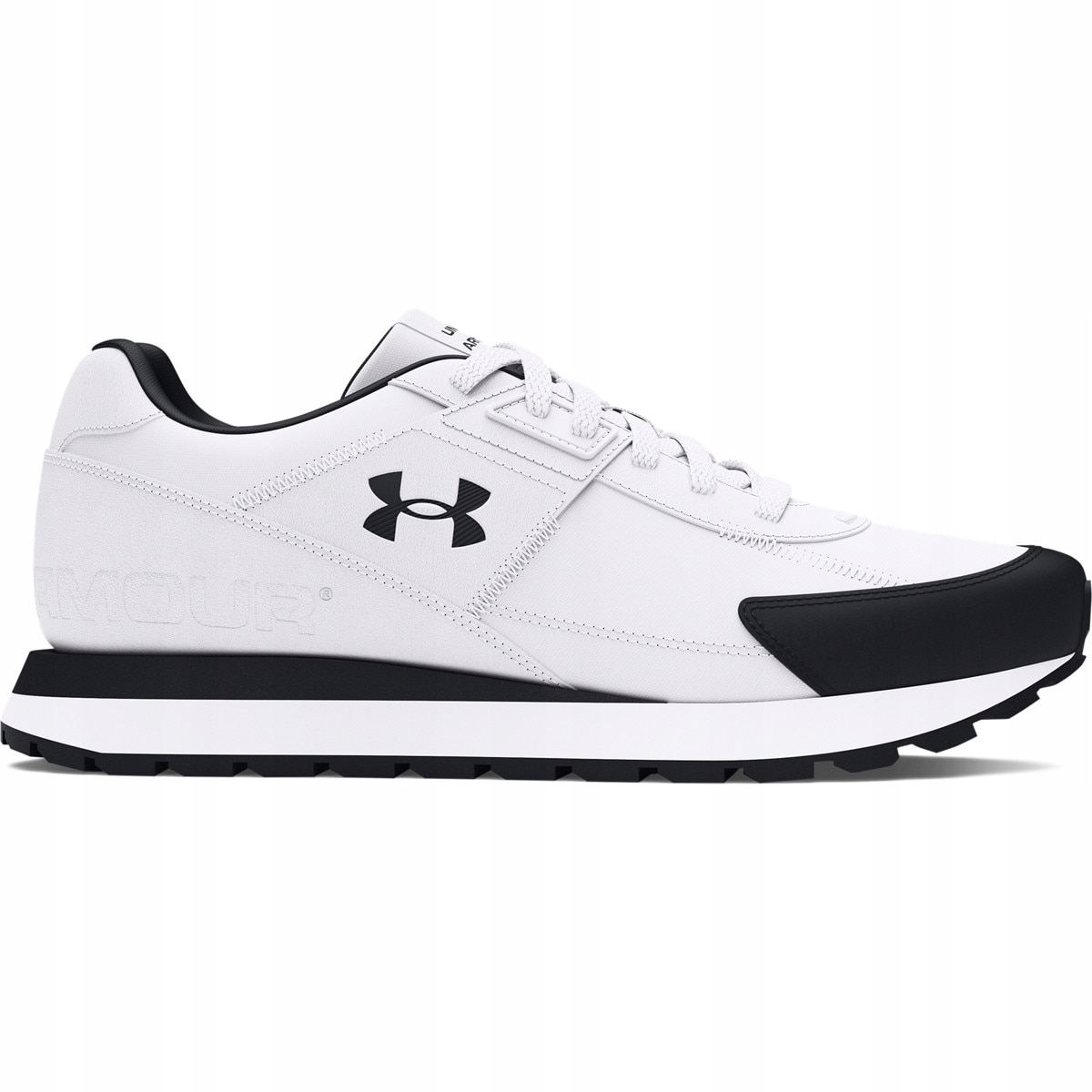 Męskie buty sportowe sneakersy Under Armour Essential Runner białe 47,5