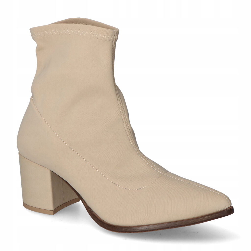 Kotníkové Kotníkové Boty Nicole 2844 béžové, velikost 38