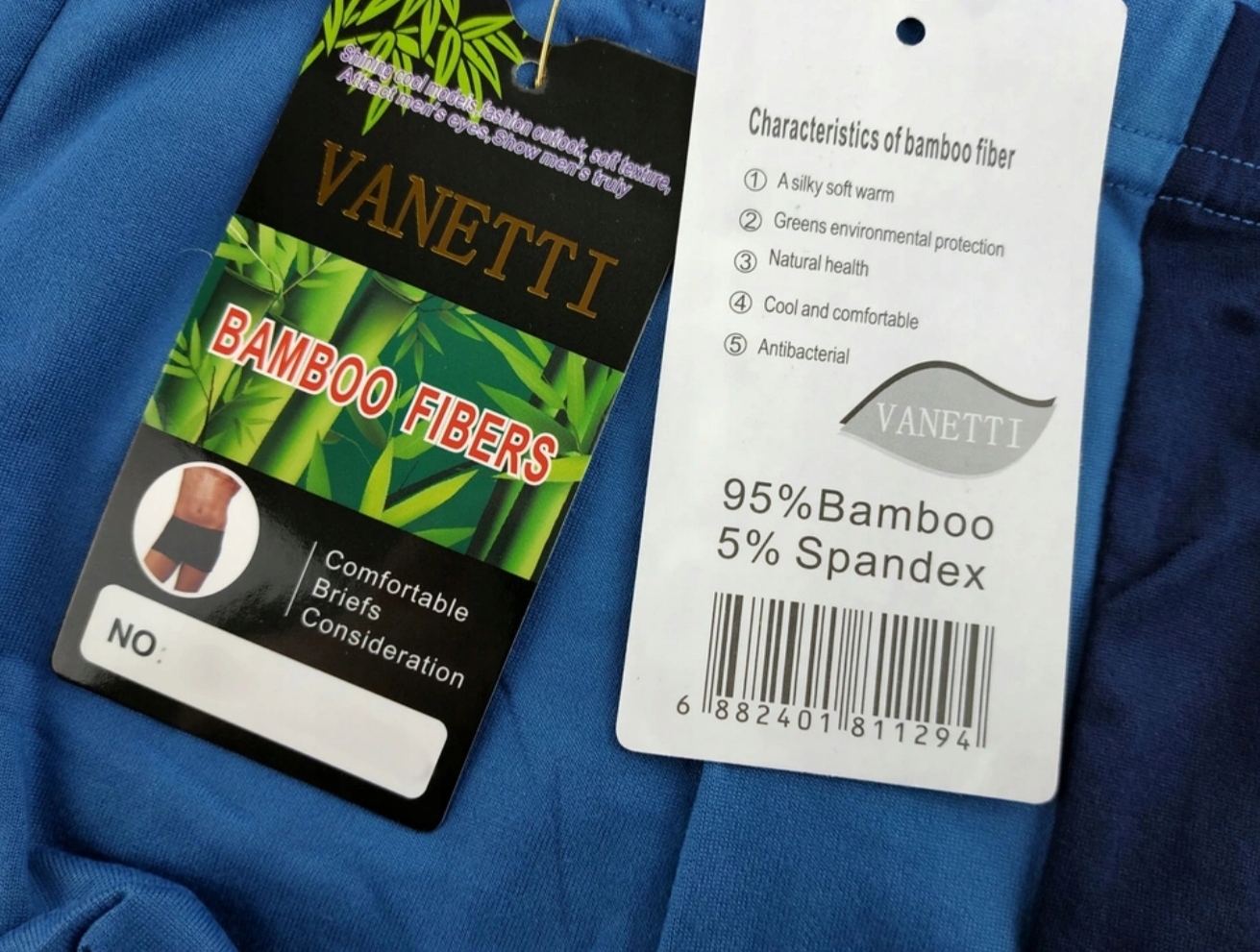 5X BOKSERKI ANTYBAKTERYJNE BAMBUSOWE HIT XXL Rozmiar XXL