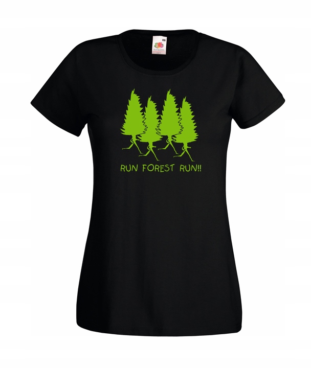 

L Koszulka Damska Run Forest Forrest Gump Wzór