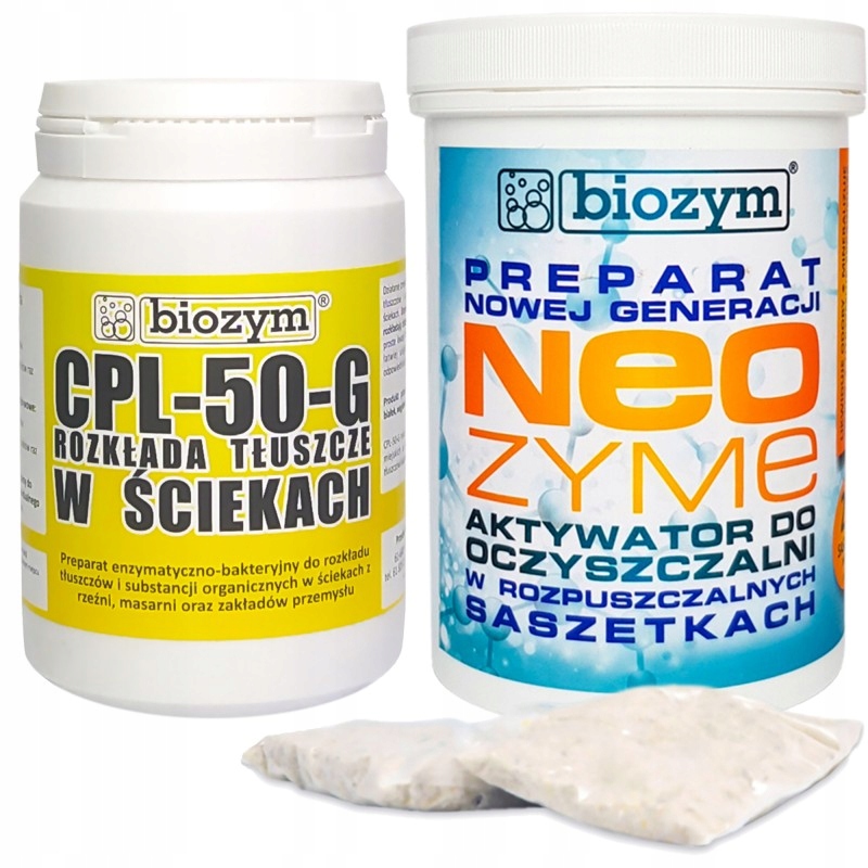 

Neozyme Saszetki do eko szamba Bakterie Tłuszcze