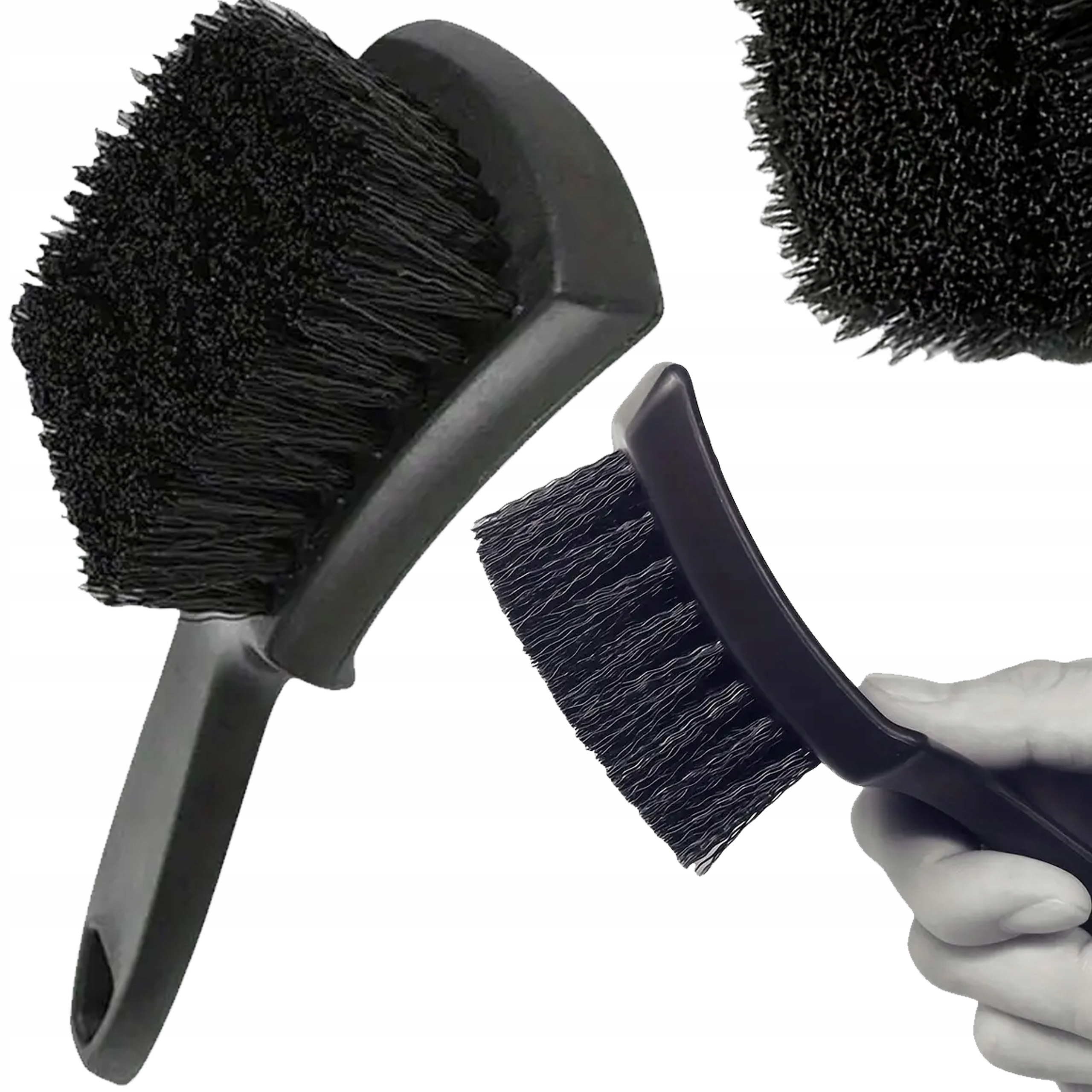 Poręczna Szczotka Do Czyszczenia Mycia Kół Opon Nadkoli Felg Twarde Włosie