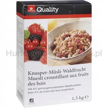 Levně Tgq Crunchy s lesními plody 1,5 kg