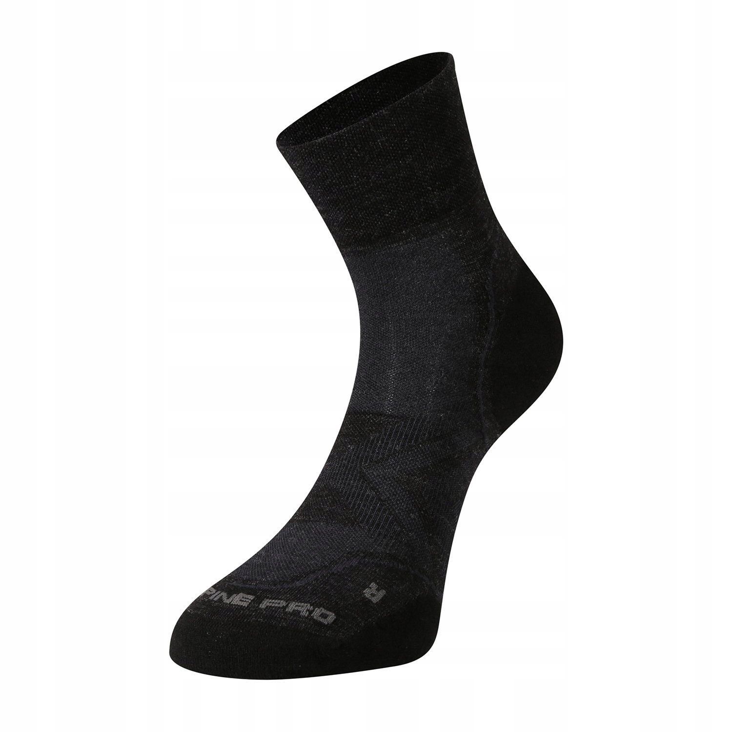 Skarpety trekkingowe z wełną merino Alpine Pro Derere k.czarny r.47-49