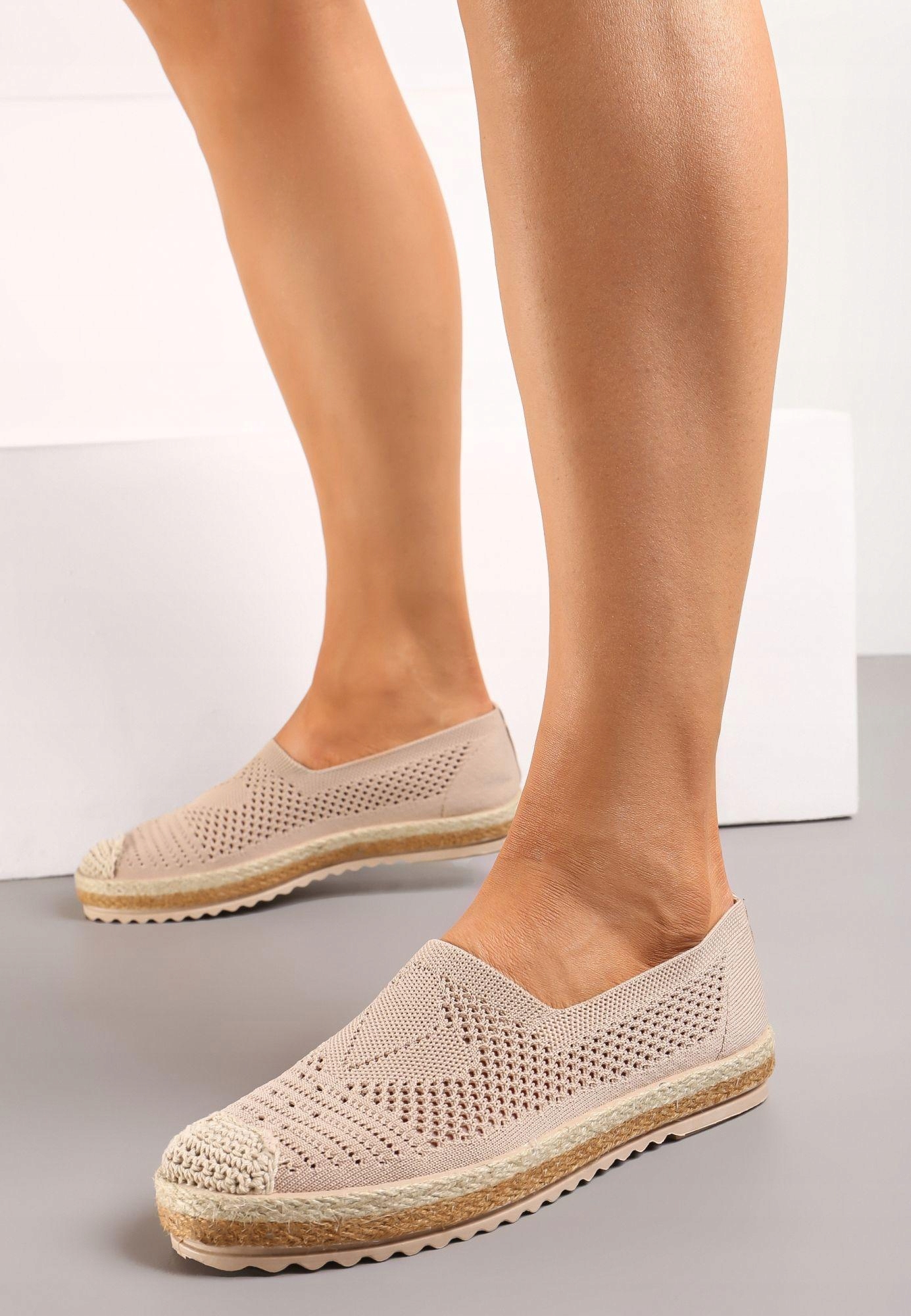 Renee Ciemnobeżowe Espadryle damskie 36