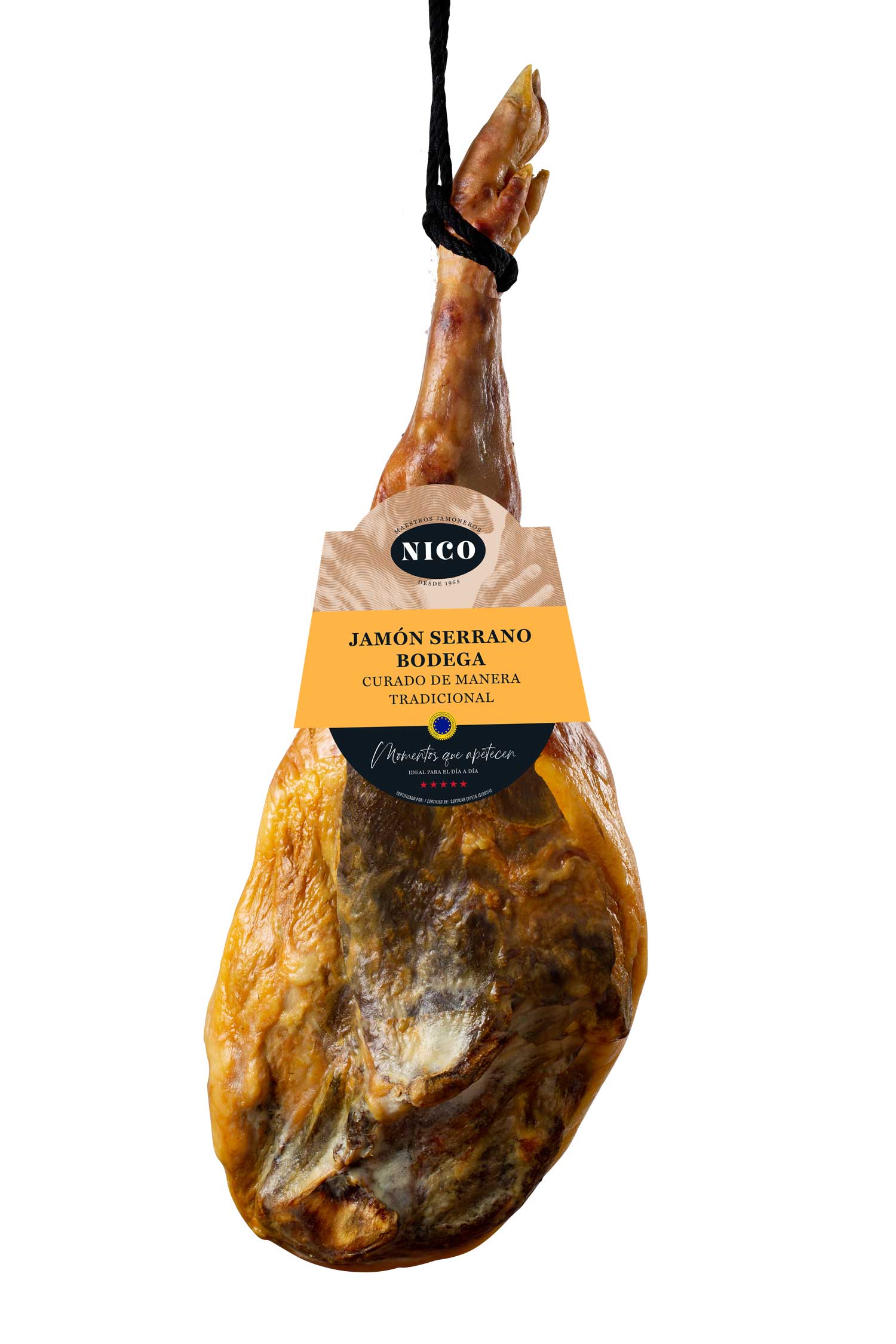 Jamon Serrano Španělská zrající šunka Nico nad 6 kg