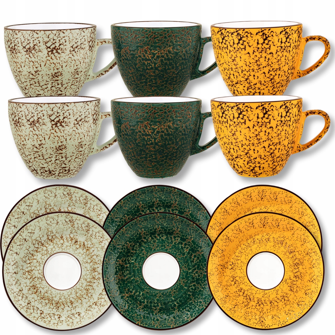 Šálka na nápoje porcelánová 300 ml s podšálkou 15 cm Wilmax sada