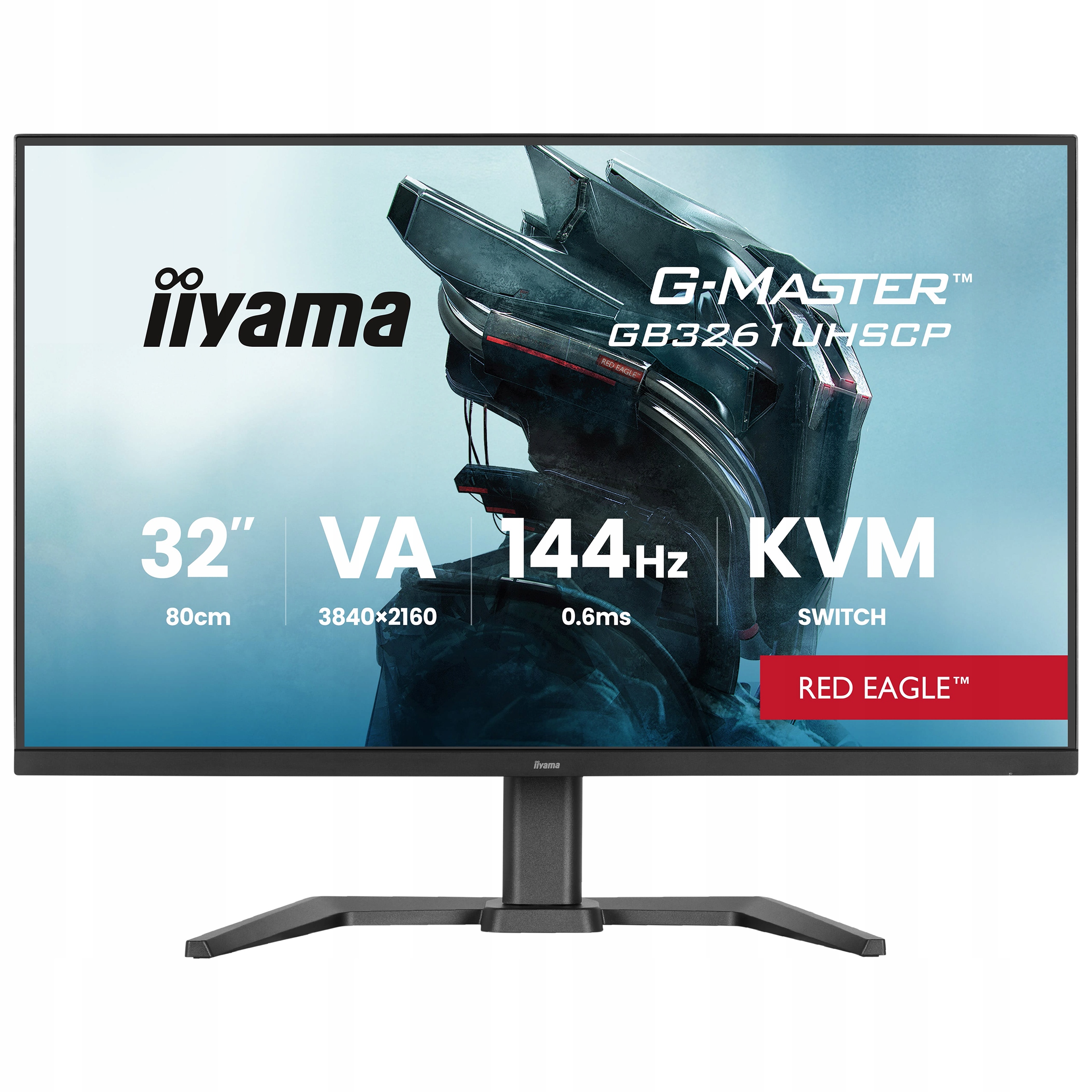 Monitor 32" iiyama G-Master GB3261UHSCP-B1 4K Va Led 144Hz 0,6ms Usb-c