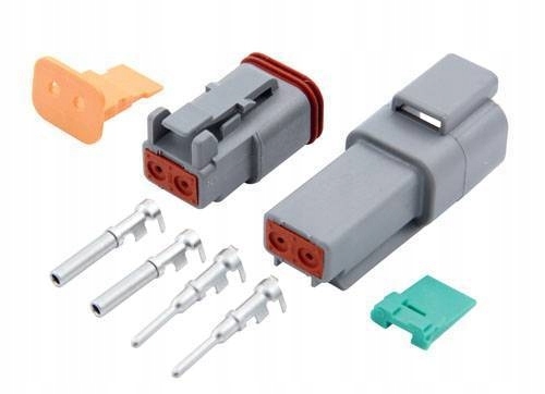 

Złącze Deutsch 2PIN Wtyk+gniazdo 16AWG