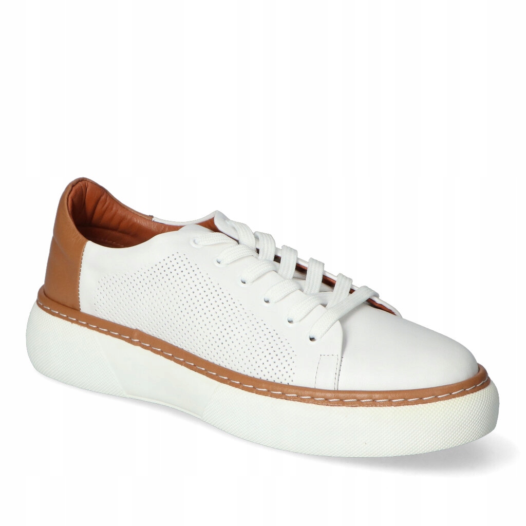 Dámské polobotky Emi Romani Bílé Lico Kožené 40