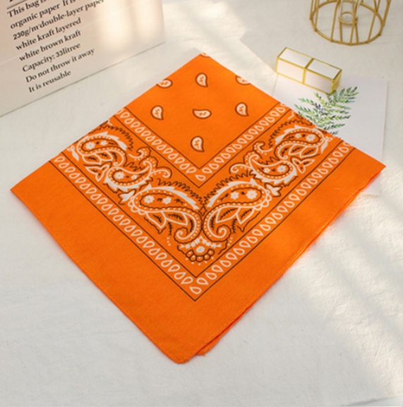 CHUSTKA BANDAMKA CHUSTA BANDANA APASZKA POMARAŃCZ EAN (GTIN) 5905476102010