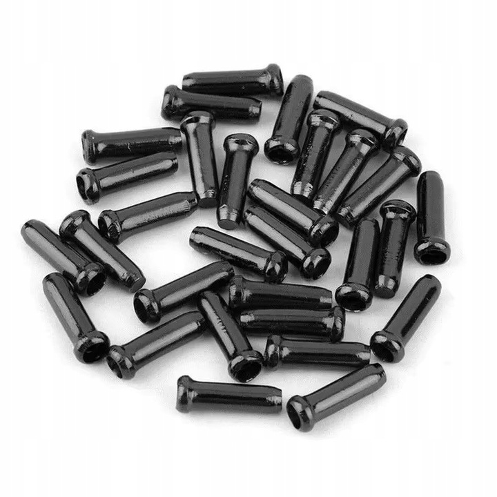 Risk czarna końcówka linki zaślepka hamulca przerzutki aluminiowa Xtr XX1