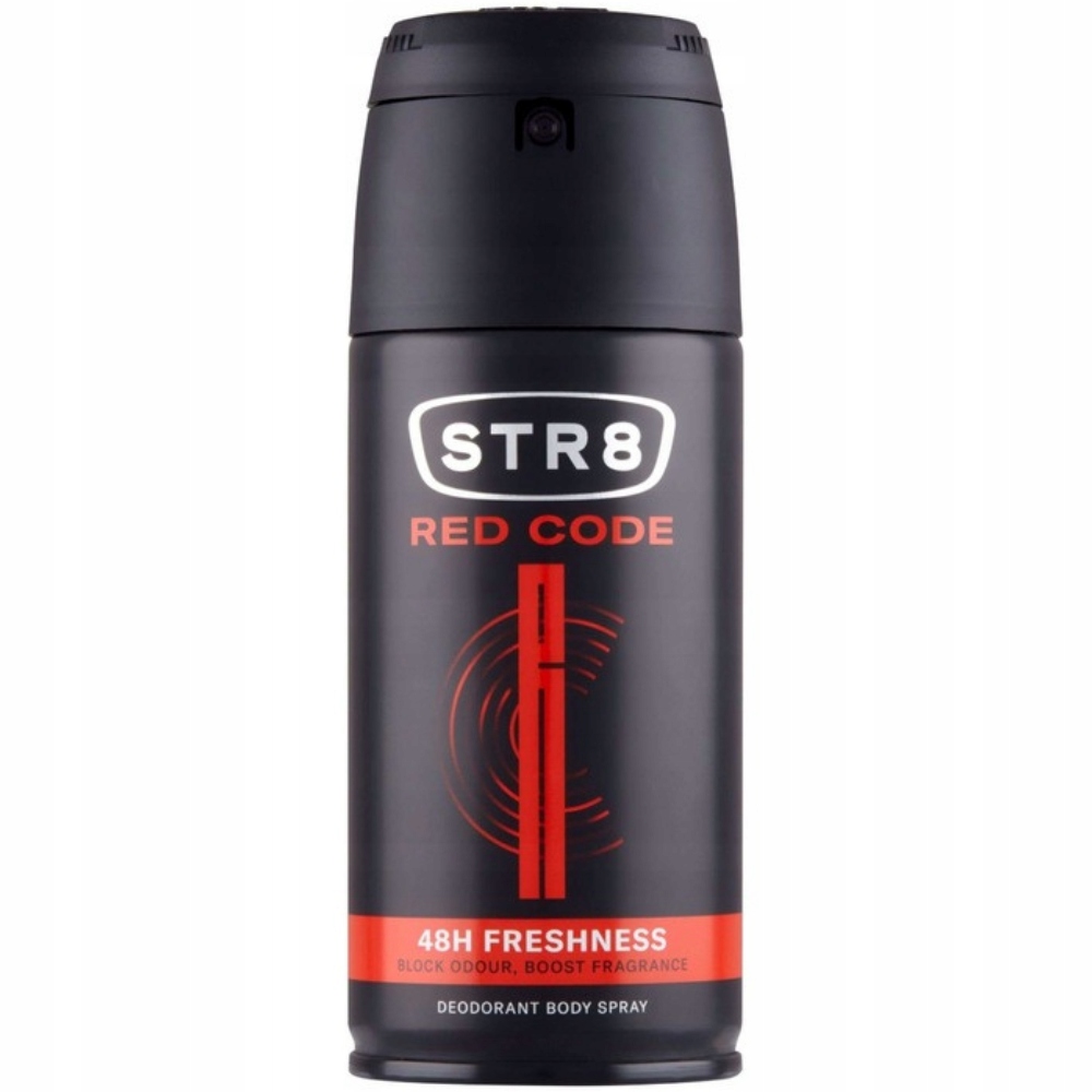 STR8 Red Code Férfi Dezodor Body Spray 48h Védelem Fa Kotta 150ml