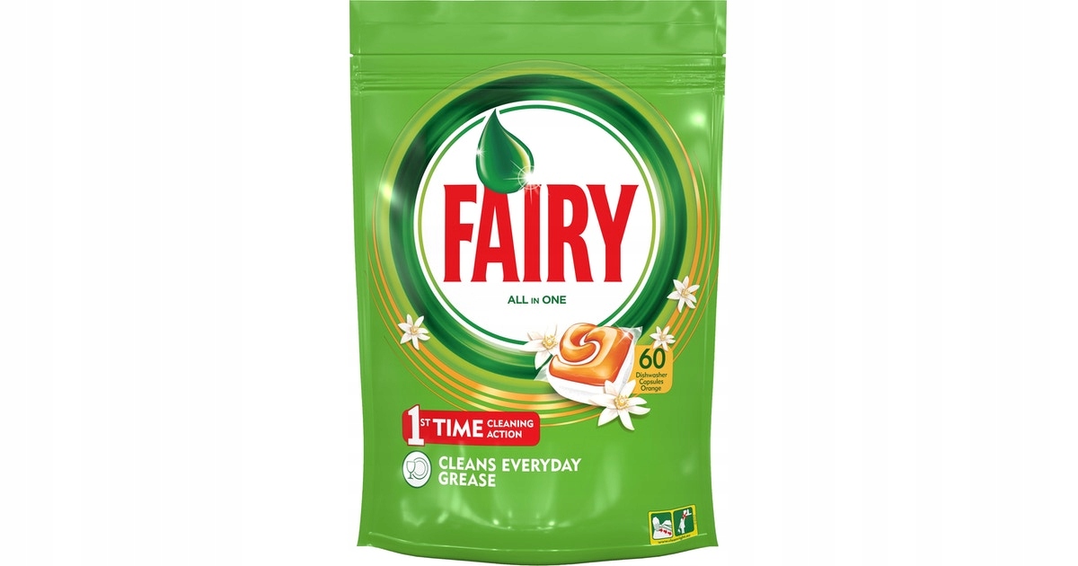 

Fairy All in1 Orange Kapsułki do Zmywarki 60szt Uk