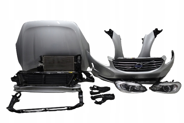 VOLVO XC60 LIFT 2.4 d KOMPLETNY PRZÓD ZDERZAK CHŁODNICA LAMPY XENON 13-