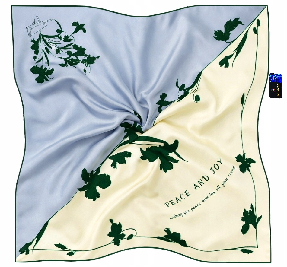 Hedvábný Šátek 100% Přírodní Hedvábí, Morušový, Prémiová Kvalita