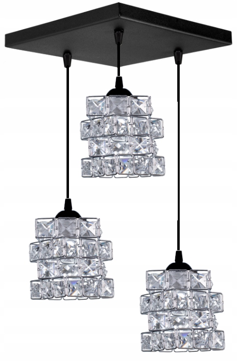 

Lampa Wisząca Plafon Sufitowa Żyrandol Kryształki