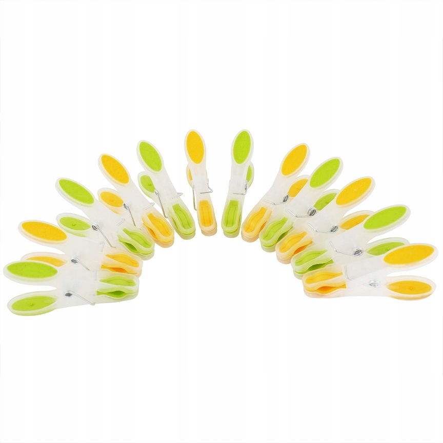 

Plastikowe Klamerki Na Pranie Bieliznę 12SZT Kolor