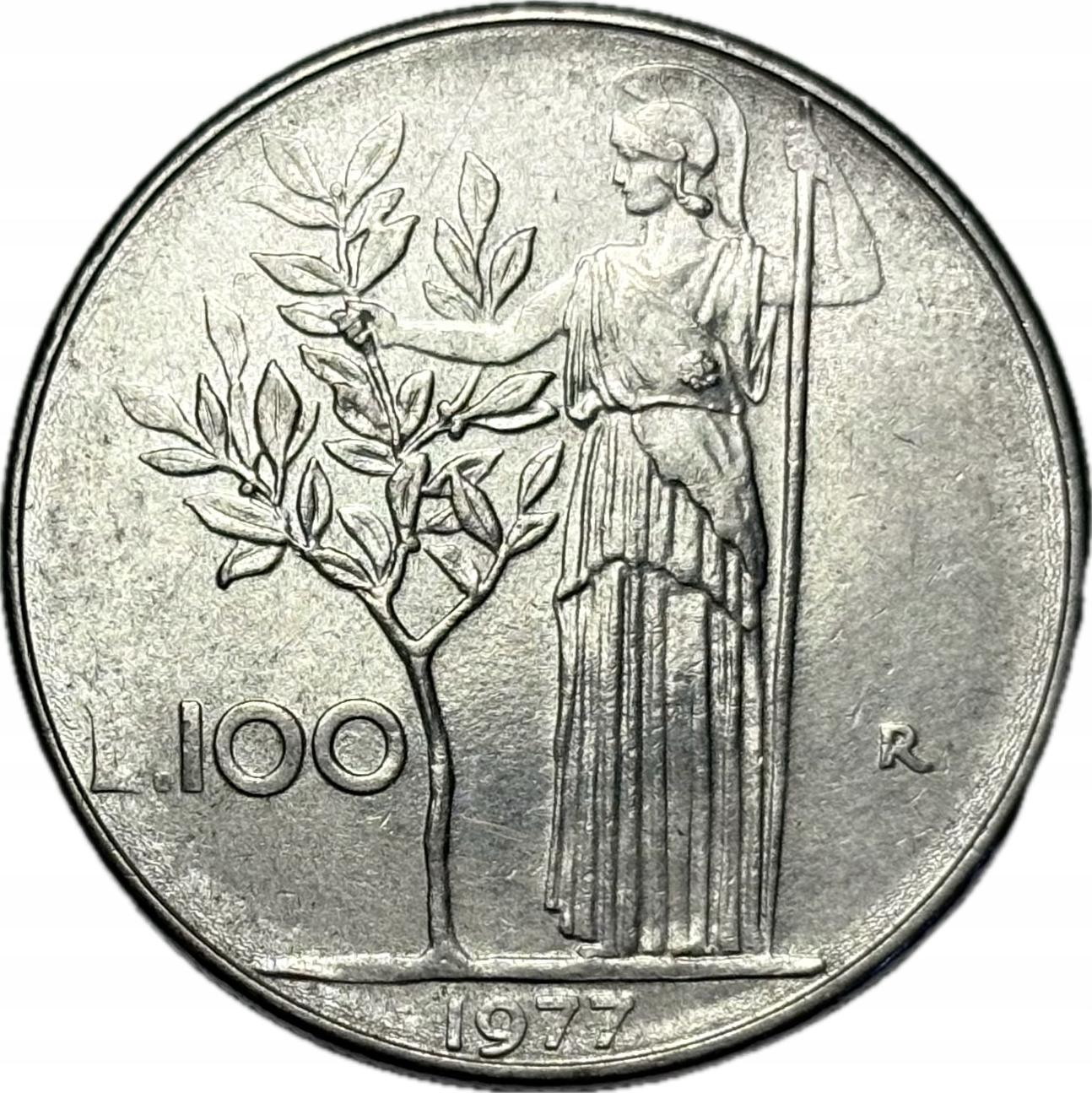 WŁOCHY - 100 LIRE - 1977