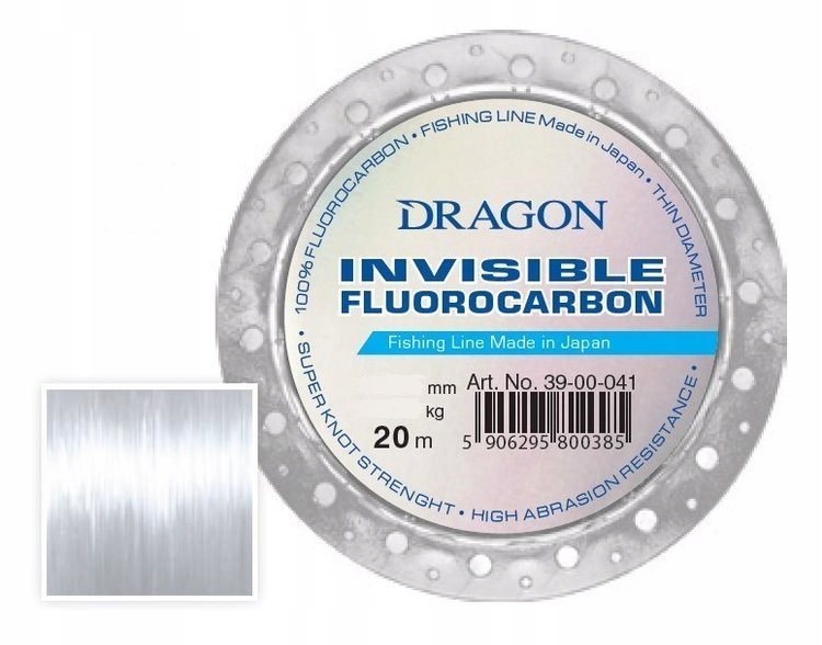 Fluorocarbon Dragon Invisible 0,50 mm 20m transparentny