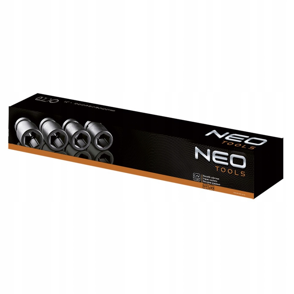 Nárazové nástavce 3/4, 26-38 mm, sada 8 ks